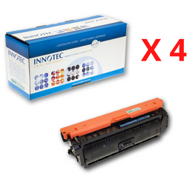 HP (COMPATIBLE PREMIUM) - HP 508X Pack de 4 Cartouches de toner remanufacturées CF36X